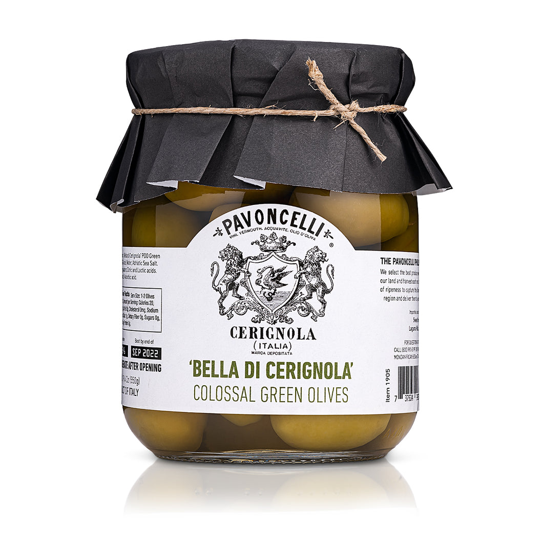 'Bella di Cerignola' Colossal Green Olives (19.4 oz | 550 g)